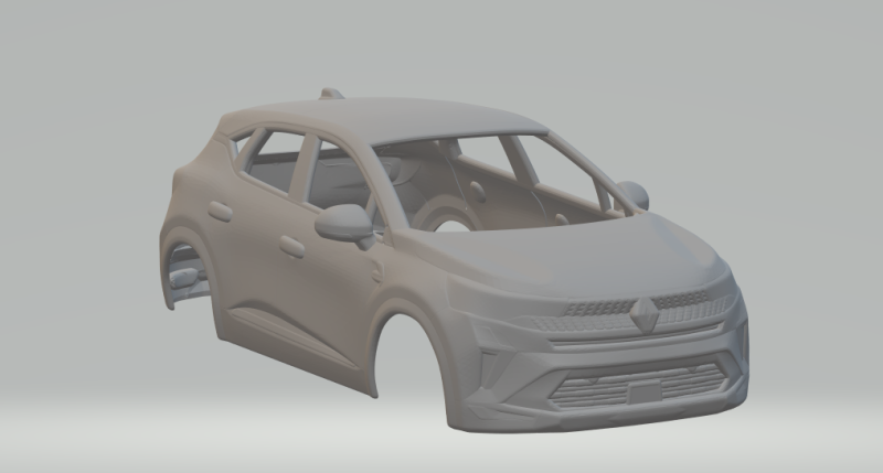 Renault captur Modelo de Impressão 3D .c4d .max .obj .3ds .fbx .stl .blend 