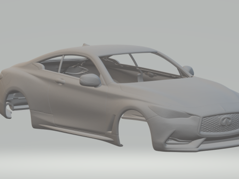 Infiniti Q60 Modelo de Impressão 3D