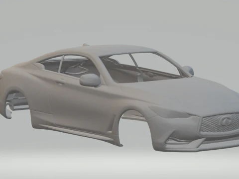 Infiniti Q60 Modèles 3D en vedette