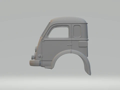 Saviem truck cabin 3D Print Model