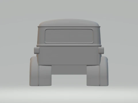 Saviem truck cabin 3D Print Model