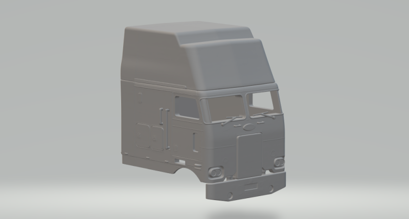 Taxi vorbei in Peterbilt 3D Druckmodell .c4d .max .obj .3ds .fbx .stl .blend 