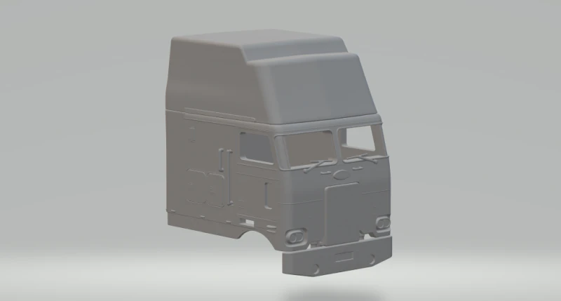 Peterbilt cab over 3D Print Model .c4d .max .obj .3ds .fbx .stl .blend 