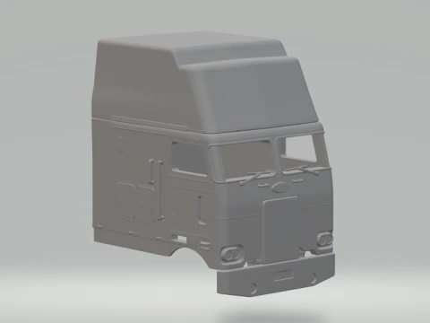 Cabine Peterbilt termin&eacute;e Modèles 3D en vedette
