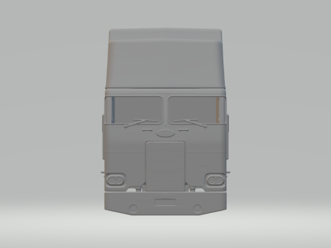 Taxi vorbei in Peterbilt 3D Druckmodell