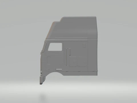 Peterbilt cab over 3D Print Model