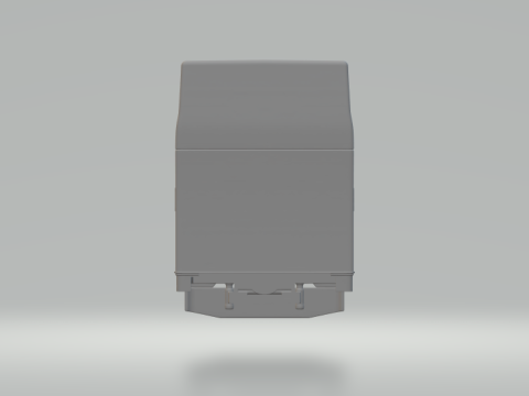 Taxi vorbei in Peterbilt 3D Druckmodell