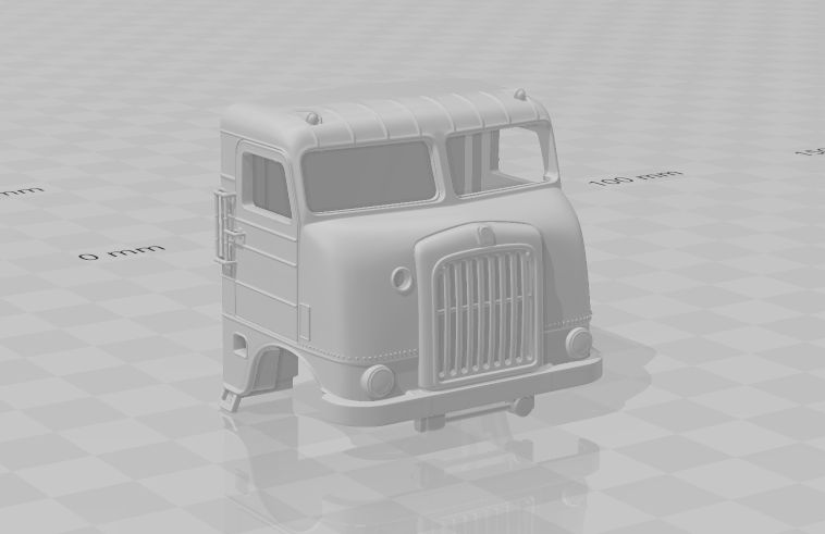 Cabover Peterbilt Modelo de Impressão 3D .c4d .max .obj .3ds .fbx .stl .blend 