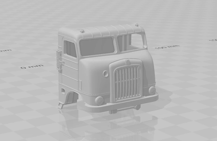 Peterbilt cabover 3D Print Model .c4d .max .obj .3ds .fbx .stl .blend 