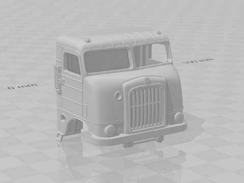 Cabover Peterbilt Modelo de Impressão 3D