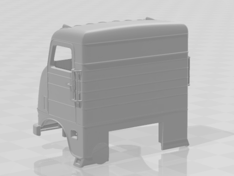 Cabover Peterbilt Modelo de Impressão 3D