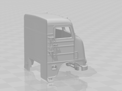 Cabover Peterbilt Modelo de Impressão 3D