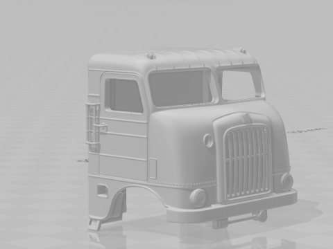 Cabover Peterbilt Modelo de Impressão 3D