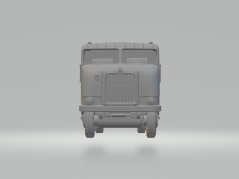 Peterbilt cabover 3D Print Model
