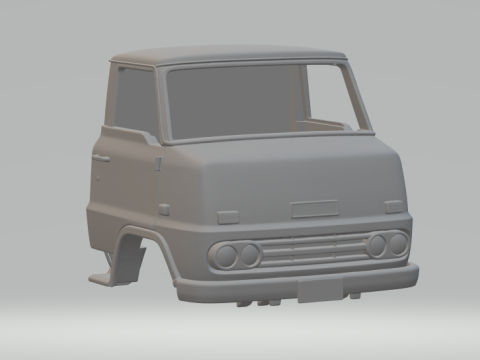 日産トラックのキャビン 3Dプリントモデル