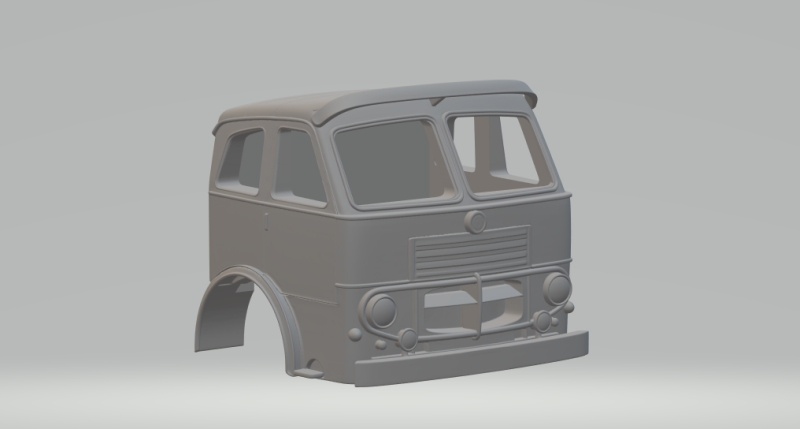 Pegaso cabin 3D Print Model .c4d .max .obj .3ds .fbx .stl .blend 
