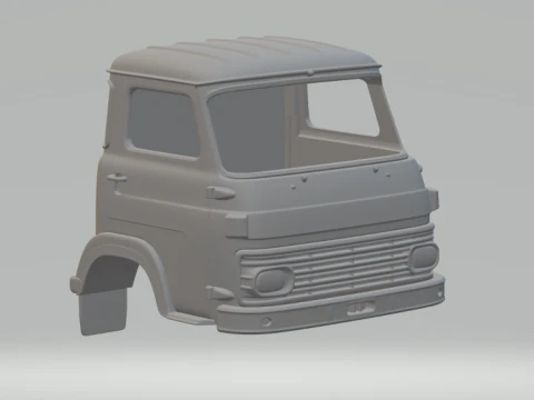 Кабіна вантажівки Renault sg 3D Принт Модель