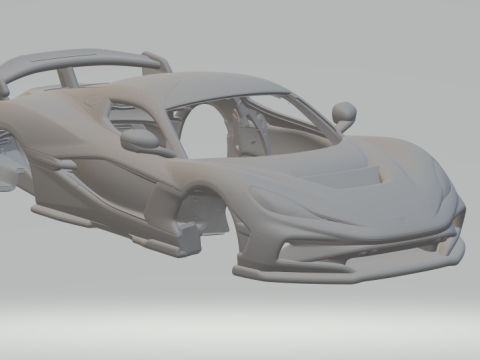Rimac nie 3D Druckmodell