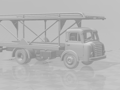 Автомобіль вантажного транспорту Савием 3D Принт Модель