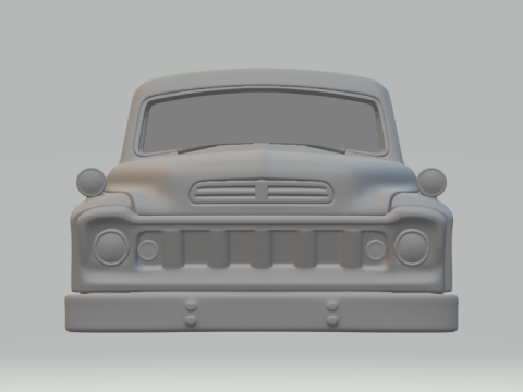 スチュードベーカーキャビン 3Dプリントモデル