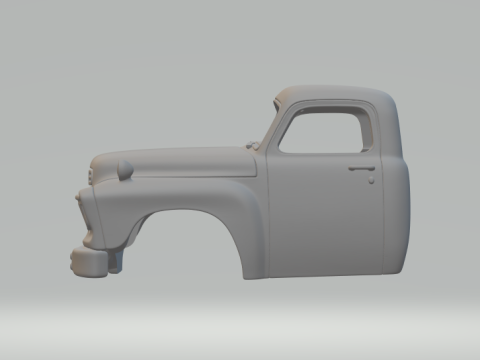 スチュードベーカーキャビン 3Dプリントモデル