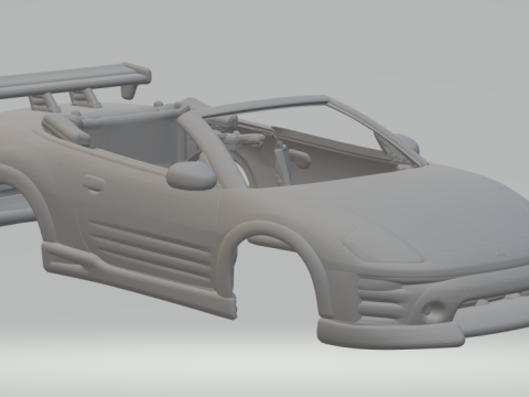 三菱エクリプスff 3Dプリントモデル