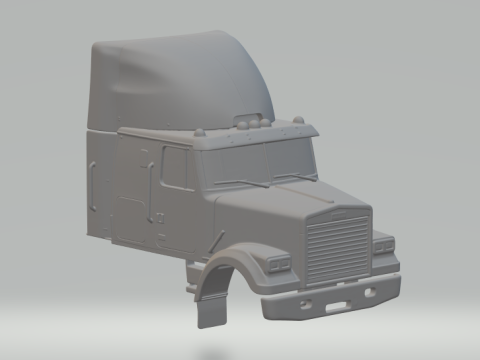 Volvo White 3D Print Model