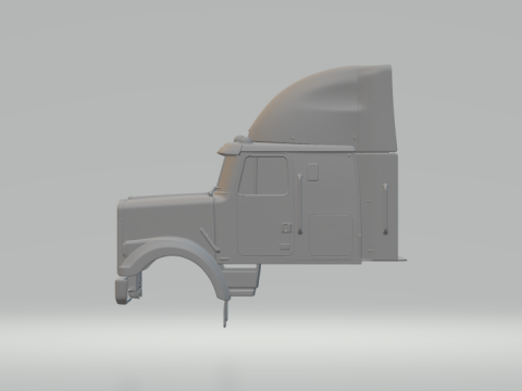 Volvo White 3D Print Model