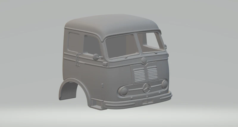 Mercedes benz LP 19551969 3D Print Model .c4d .max .obj .3ds .fbx .stl .blend 