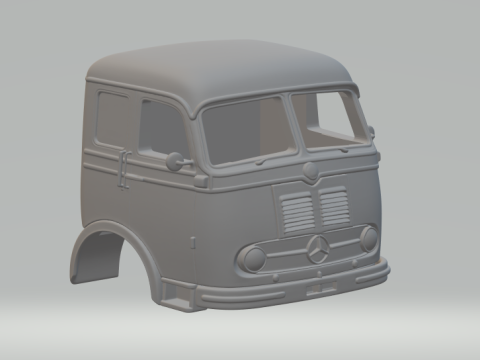 Mercedesbenz LP 19551969 Model Cetak 3D