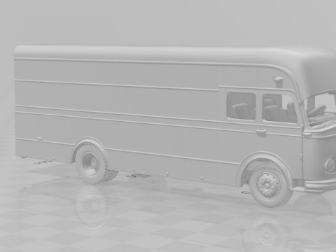 Гоночный транспорт Mercedes Benz 3D Принт Модель