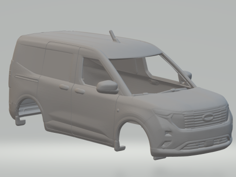 कूरियर पारगमन 3D प्रिंट मॉडल