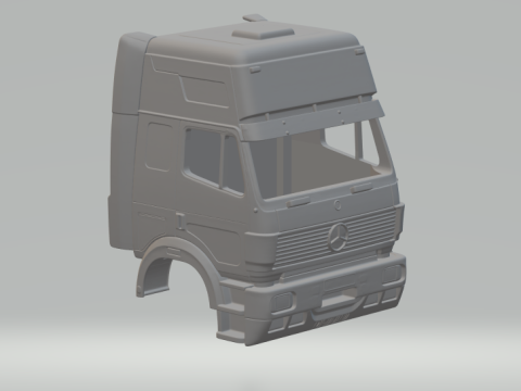 मर्सिडीज बेंज ट्रक NG80 प्रकार 1928 3D प्रिंट मॉडल
