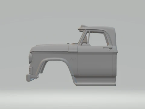 Dodge d100 3D Print Model