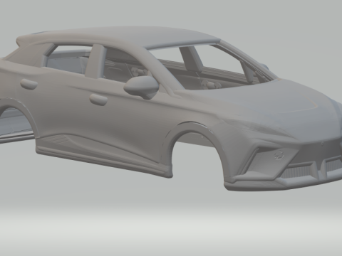 एमजी 4 3D प्रिंट मॉडल