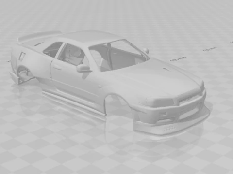 Ниссан Скайлайн LWB 3D Принт Модель