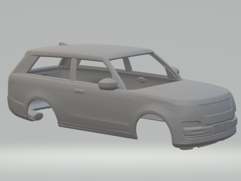 रेंज रोवर 3D प्रिंट मॉडल