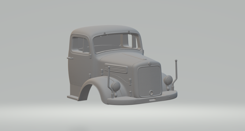 Cabin mercedes 3D Print Model .c4d .max .obj .3ds .fbx .stl .blend