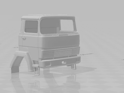 Кабина Магирус 3D Принт Модель