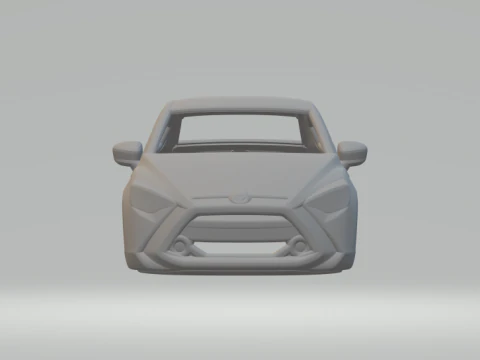 Toyota yaris sedan 3D Print Model