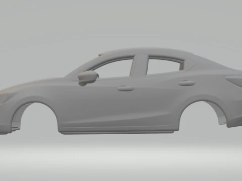 Toyota yaris sedan 3D Print Model