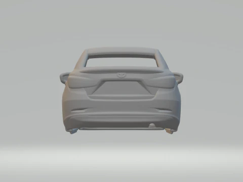 Toyota yaris sedan 3D Print Model
