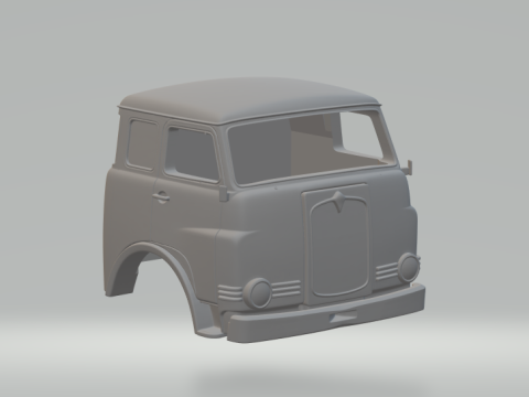Man cabin truck 3D Print Model