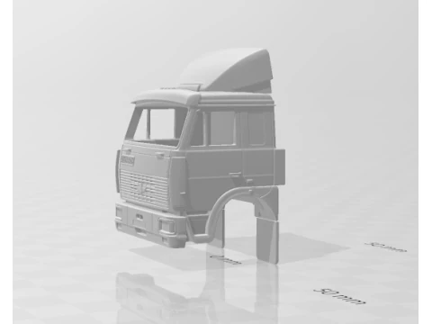 Man cabin truck 3D Print Model