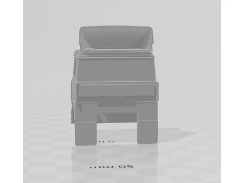 Man cabin truck 3D Print Model