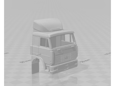 Man cabin truck 3D Print Model