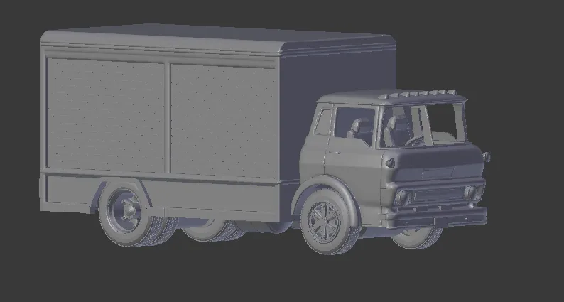 Gmc 4000 3D Print Model .c4d .max .obj .3ds .fbx .stl .blend