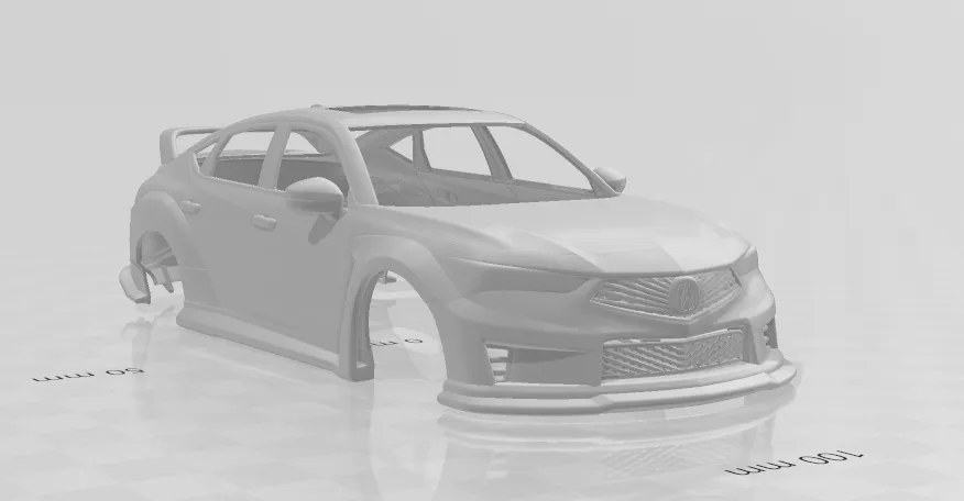 Acura integra 3D Print Model .c4d .max .obj .3ds .fbx .stl .blend 