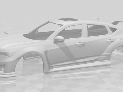 Acura integra 3D Print Model
