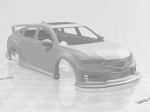 Acura integra 3D Print Model